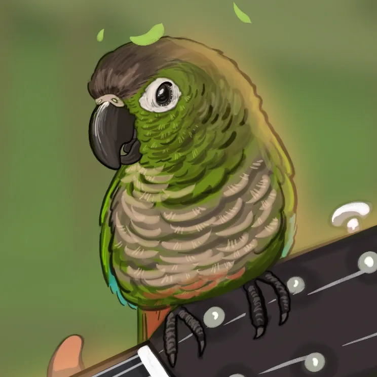 Focus illustration of Clover from pidgeonotte commission